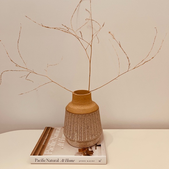 BOHO HANDMADE‎ POTTERY PIECE VASE/PLANT POT/WOODEN SPOON HOLDER EUC - Picture 7 of 14